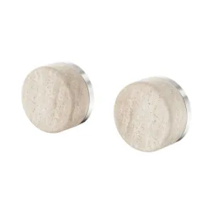 Nero Serenity Wall Top Assembly With Rome Travertine Handle Brushed Nickel by Nero Tapware, a Bathroom Taps & Mixers for sale on Style Sourcebook