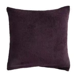 Morgan and Reid Plum Snuggle Fleece European Pillowcase Pair by null, a Cushions, Decorative Pillows for sale on Style Sourcebook