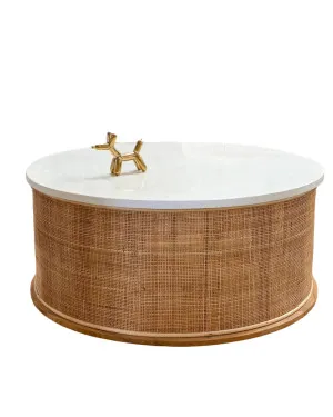 Marley Rattan Coffee Table by Koko Collective, a Coffee Table for sale on Style Sourcebook