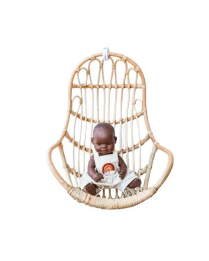 Dolly Rattan Hanging Chair by Koko Collective, a Chairs for sale on Style Sourcebook