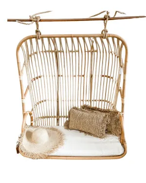 Double rattan hanging chair by Koko Collective, a Chairs for sale on Style Sourcebook