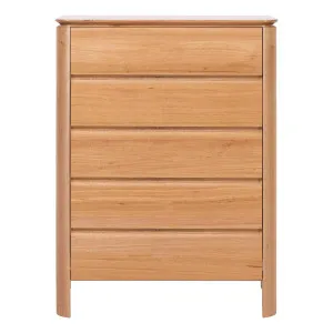 Charles Tall Boy with Groove Drawer in Australian Messmate by OZ Design, a Dressers & Chests of Drawers for sale on Style Sourcebook