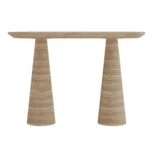 Rockwell Textured Concrete Hallway Console Table in Beige by Luxo Furniture, a Console Table for sale on Style Sourcebook