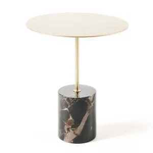 Lilli Side Table - Black Red Marble by null, a Coffee Table for sale on Style Sourcebook