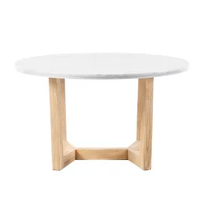 Victor Dining Table - White Marble / Ash by null, a Dining Tables for sale on Style Sourcebook