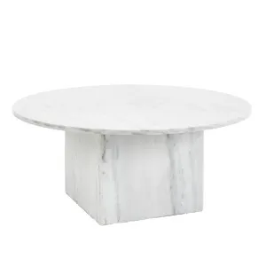 Vixen Coffee Table - White Carrara Marble by null, a Coffee Table for sale on Style Sourcebook