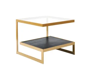 Lenny Side Table - Gold Oak by null, a Coffee Table for sale on Style Sourcebook