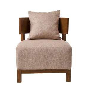 Arizona Occasional Chair - Babel Salmon/Walnut by null, a Chairs for sale on Style Sourcebook