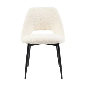 Clyde Dining Chair - Boucle Ivory by null, a Dining Chairs for sale on Style Sourcebook