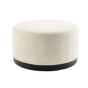 Hansel Ottoman - Boucle Ivory by null, a Ottomans for sale on Style Sourcebook