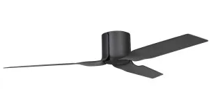 Fanco Flow 52" Low Profile DC Ceiling Fan with Remote Black by Fanco, a Ceiling Fans for sale on Style Sourcebook