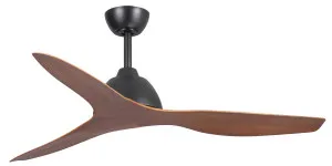 Fanco Breeze 52" AC Ceiling Fan with Wall Controller Black and Koa by Fanco, a Ceiling Fans for sale on Style Sourcebook