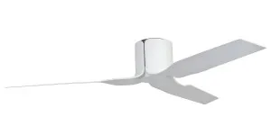 Fanco Flow 52" Low Profile DC Ceiling Fan with Remote White by Fanco, a Ceiling Fans for sale on Style Sourcebook