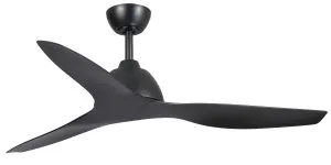 Fanco Breeze 52" AC Ceiling Fan with Wall Controller Black by Fanco, a Ceiling Fans for sale on Style Sourcebook