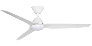 Fanco Infinity-iD 54" Smart DC Ceiling Fan with LED Light and Remote White by Fanco, a Ceiling Fans for sale on Style Sourcebook