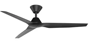Fanco Infinity-iD 54" Smart DC Ceiling Fan with TriControl Black by Fanco, a Ceiling Fans for sale on Style Sourcebook