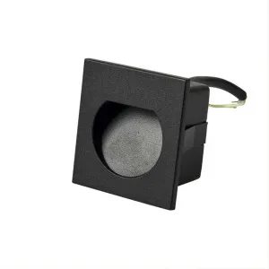 Black Vencha Arch LED Step Light 240V IP65 Cool White by Vencha, a Outdoor Lighting for sale on Style Sourcebook