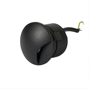 Black Vencha Kroll LED Step Light 240V IP65 Warm White by Vencha, a Outdoor Lighting for sale on Style Sourcebook