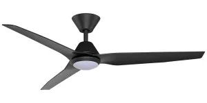 Fanco Infinity-iD 54" DC Smart Ceiling Fan with LED Light and Remote Black by Fanco, a Ceiling Fans for sale on Style Sourcebook