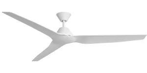 Fanco Infinity-iD 64" Smart DC Ceiling Fan with Dual Control White by Fanco, a Ceiling Fans for sale on Style Sourcebook