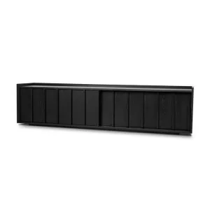 Kobus 2m TV Entertainment Unit - Black by Interior Secrets - AfterPay Available by Interior Secrets, a Entertainment Units & TV Stands for sale on Style Sourcebook