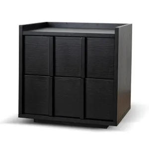 Kobus 50cm Bedside Table - Black by Interior Secrets - AfterPay Available by Interior Secrets, a Bedside Tables for sale on Style Sourcebook