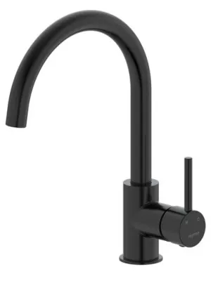 Projix Sink Mixer Gooseneck Lf | Made From Brass In Black By Raymor by Raymor, a Kitchen Taps & Mixers for sale on Style Sourcebook