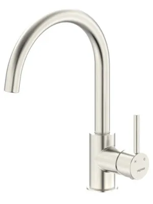 Projix Sink Mixer Gooseneck Lf | Made From Brass In Brushed Nickel By Raymor by Raymor, a Kitchen Taps & Mixers for sale on Style Sourcebook
