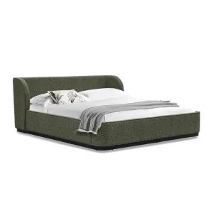 Jamar King Bed Frame - Hunter Green by Interior Secrets - AfterPay Available by Interior Secrets, a Beds & Bed Frames for sale on Style Sourcebook