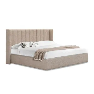 Hillsdale King Wide Base Bed Frame - Pale Beige by Interior Secrets - AfterPay Available by Interior Secrets, a Beds & Bed Frames for sale on Style Sourcebook
