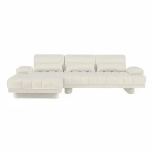 Carrie Sofa Bed + LHF Chaise in Fam Beige by OZ Design, a Sofa Beds for sale on Style Sourcebook