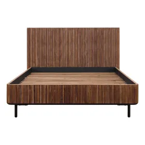 Monaco Queen Bed Frame with High Headboard in Reclaimed Teak by OZ Design, a Beds & Bed Frames for sale on Style Sourcebook