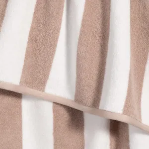 Striped Cabana Beach Towel Canningvale - Cream, Cotton Terry by Canningvale, a Sheets for sale on Style Sourcebook