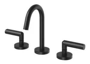 Vivid Slimline Plus Lever Basin Set In Matte Black By Phoenix by PHOENIX, a Bathroom Taps & Mixers for sale on Style Sourcebook