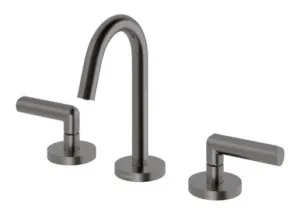 Vivid Slimline Plus Lever Basin Set Lead Free In Brushed Carbon By Phoenix by PHOENIX, a Bathroom Taps & Mixers for sale on Style Sourcebook