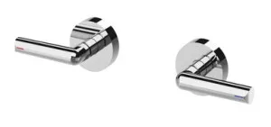 Vivid Slimline Plus Lever Wall Top Assemblies Chrome In Chrome Finish By Phoenix by PHOENIX, a Bathroom Taps & Mixers for sale on Style Sourcebook
