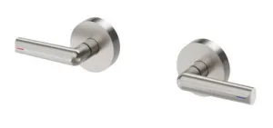Vivid Slimline Plus Lever Wall Top Assemblies In Brushed Nickel By Phoenix by PHOENIX, a Bathroom Taps & Mixers for sale on Style Sourcebook