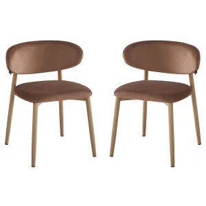 Audrey Fabric Dining Chair (Set of 2) by null, a Dining Chairs for sale on Style Sourcebook
