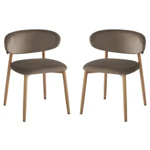 Audrey Fabric Dining Chair (Set of 2) by null, a Dining Chairs for sale on Style Sourcebook