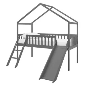 Inala Solid Pine Kids House Bed w/ Slide by Luxo, a Kids Beds & Bunks for sale on Style Sourcebook