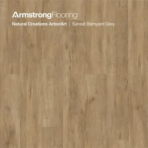 Natural Creations ArborArt | Sunset Barnyard Grey by Armstrong Flooring, a Luxury Vinyl for sale on Style Sourcebook