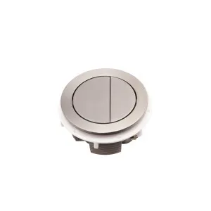 Toilet Flush Button - Brushed Nickel by ABI Interiors Pty Ltd, a Toilets & Bidets for sale on Style Sourcebook