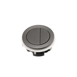 Toilet Flush Button - Brushed Gunmetal by ABI Interiors Pty Ltd, a Toilets & Bidets for sale on Style Sourcebook