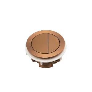 Toilet Flush Button - Brushed Copper by ABI Interiors Pty Ltd, a Toilets & Bidets for sale on Style Sourcebook