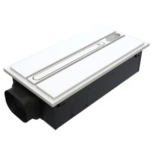 Domus Airsway Premium Slimline 6 in 1 Bathroom Heater with Exhaust Fan and LED Light White by Domus, a Exhaust Fans for sale on Style Sourcebook