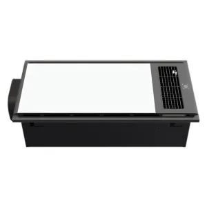 Domus Tropix Standard Slimline 4-in-1 Bathroom Heater with Exhaust Fan & LED Light Black by Domus, a Exhaust Fans for sale on Style Sourcebook