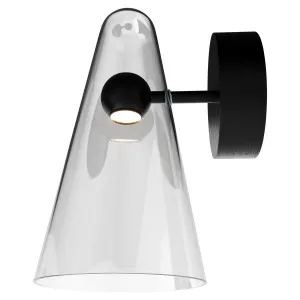 Calibo Skua Artisan Glass Tricolour LED Wall Light Black by Calibo, a Wall Lighting for sale on Style Sourcebook