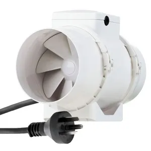 Fanco TT Mixflow Inline Exhaust Fan Plug and Play 2-Speed Powerful Quiet 150mm by Fanco, a Exhaust Fans for sale on Style Sourcebook