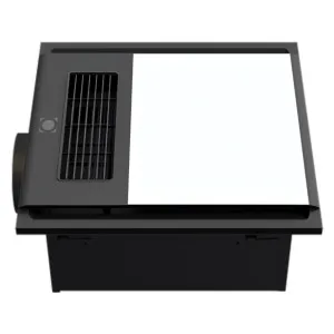 Domus Heatcore Direct-Fit 4 in 1 Bathroom Heater with Tricolour LED Light Black by Domus, a Exhaust Fans for sale on Style Sourcebook