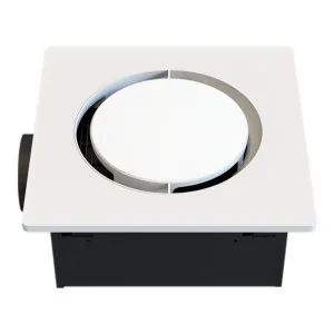 Domus Orbis Retrofit 4 in 1 Bathroom Heater with Exhaust Fan and LED Light White by Domus, a Exhaust Fans for sale on Style Sourcebook